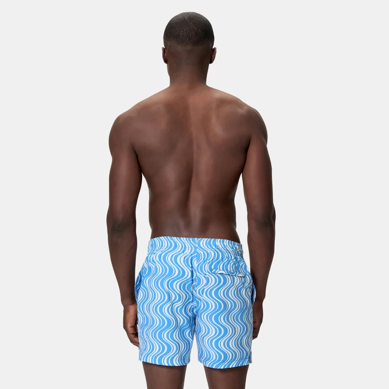 سبيدو Men's Print Redondo Edge Volley Swimming Trunks